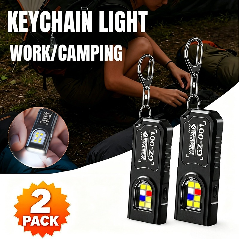 Keychain Flashlight - LED Keychain Flashlight Type C Rechargeable