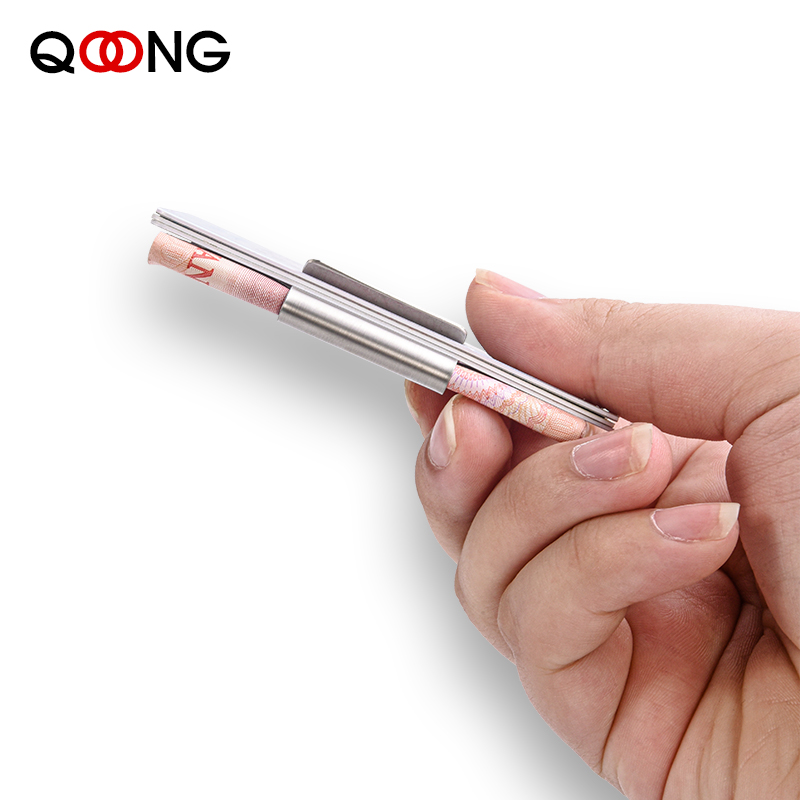 QOONG Stainless Steel Slim Dou - огляд і ціна Money Clip Magnetic