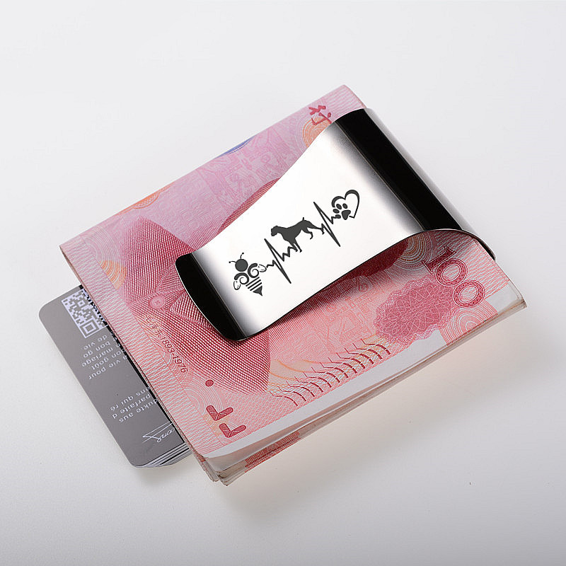 QOONG Custom Lettering Stainle - огляд і ціна Money Clip Magnetic