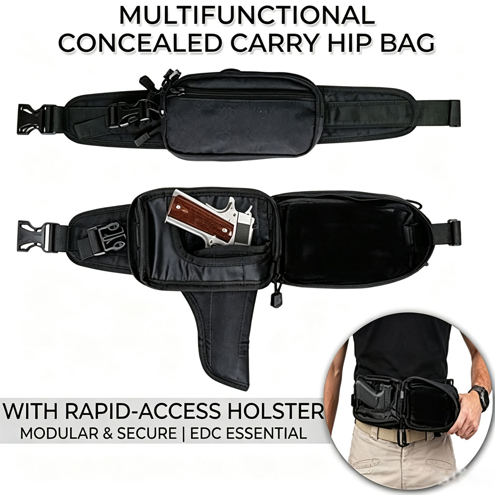Tactical Pistol Bag Gun Bag Co - огляд і ціна Edc Carry Fanny Pack