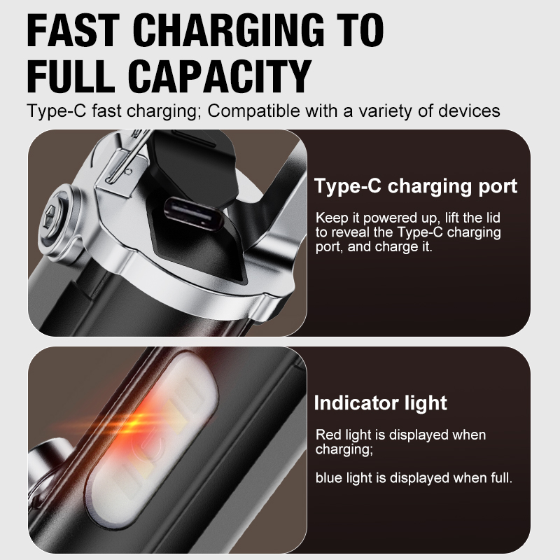 Mini Rechargeable Keychain Fla - огляд і ціна Keychain Flashlight
