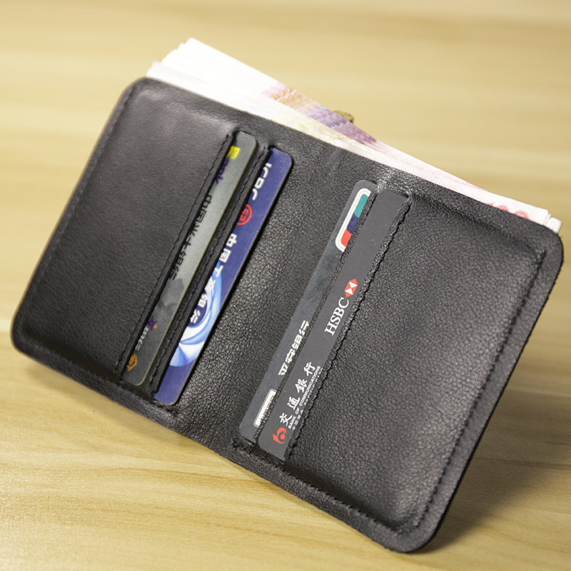Genuine Leather Casual men wal - огляд і ціна Money Clip Magnetic