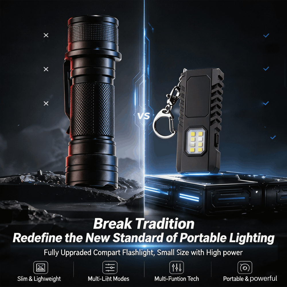Multifunctional USB Rechargeab - огляд і ціна Keychain Flashlight