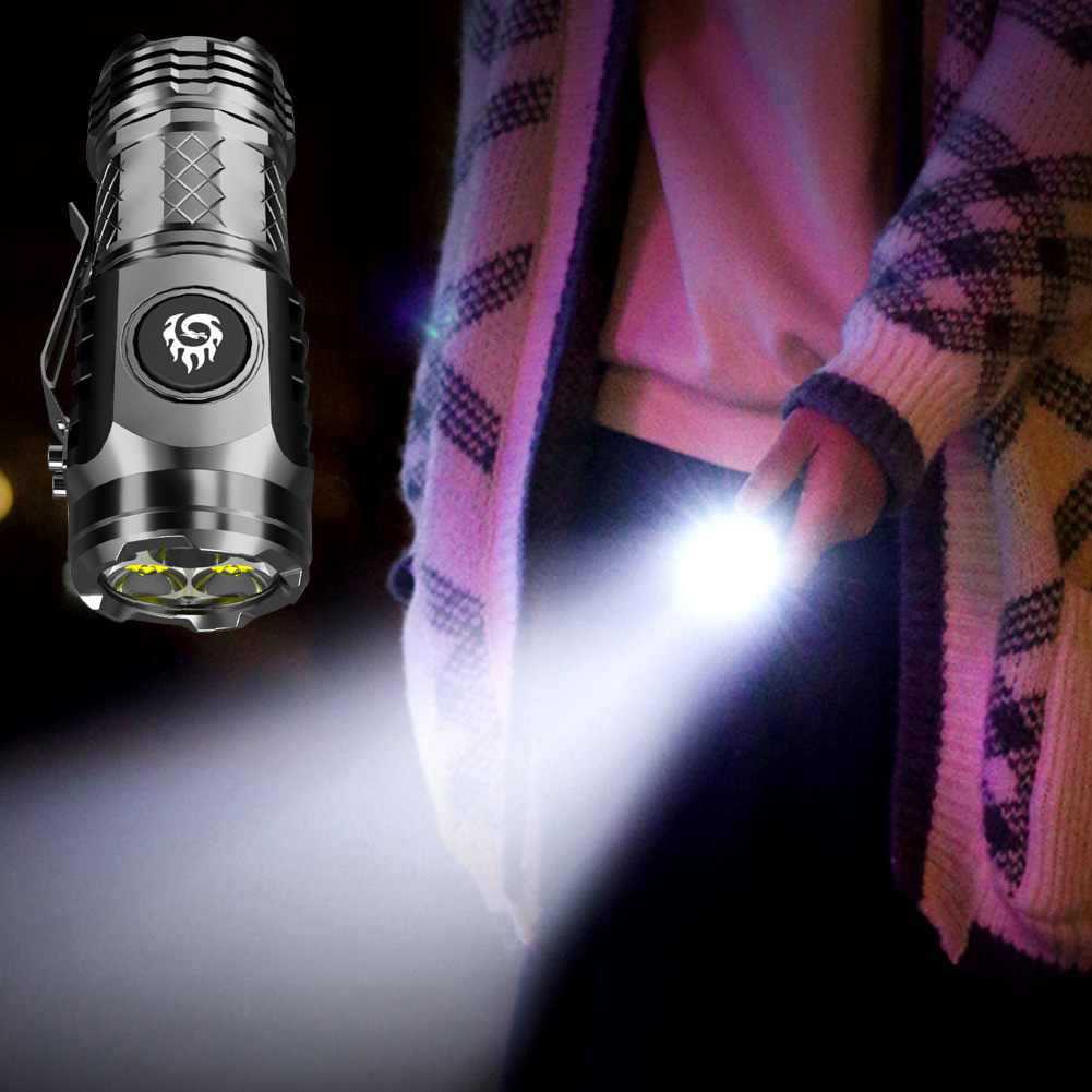 High Strong Power Tactical Fla - огляд і ціна Keychain Flashlight